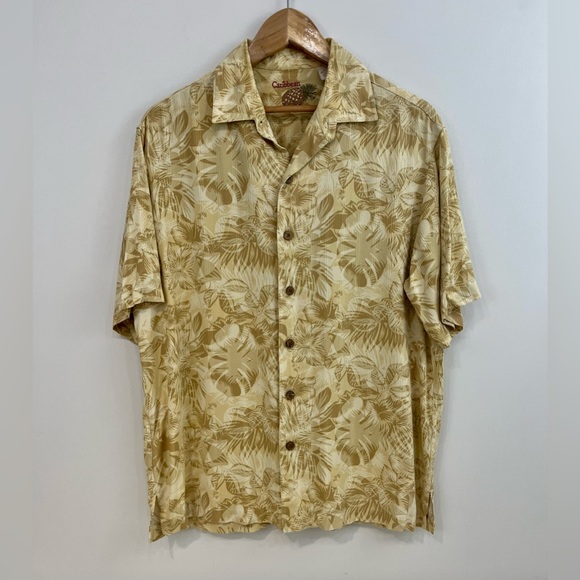 Caribbean Hawaiian Shirt Silk Blend - Picture 1 of 5